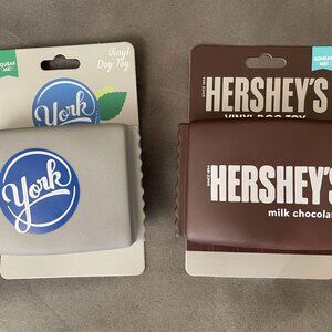 NWT- Hershey's and York Squeaky Toy